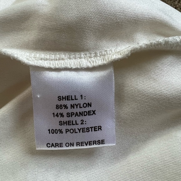 Calvin Klein lace t Shirt - white/cream - great preloved condition - Picture 5 of 7